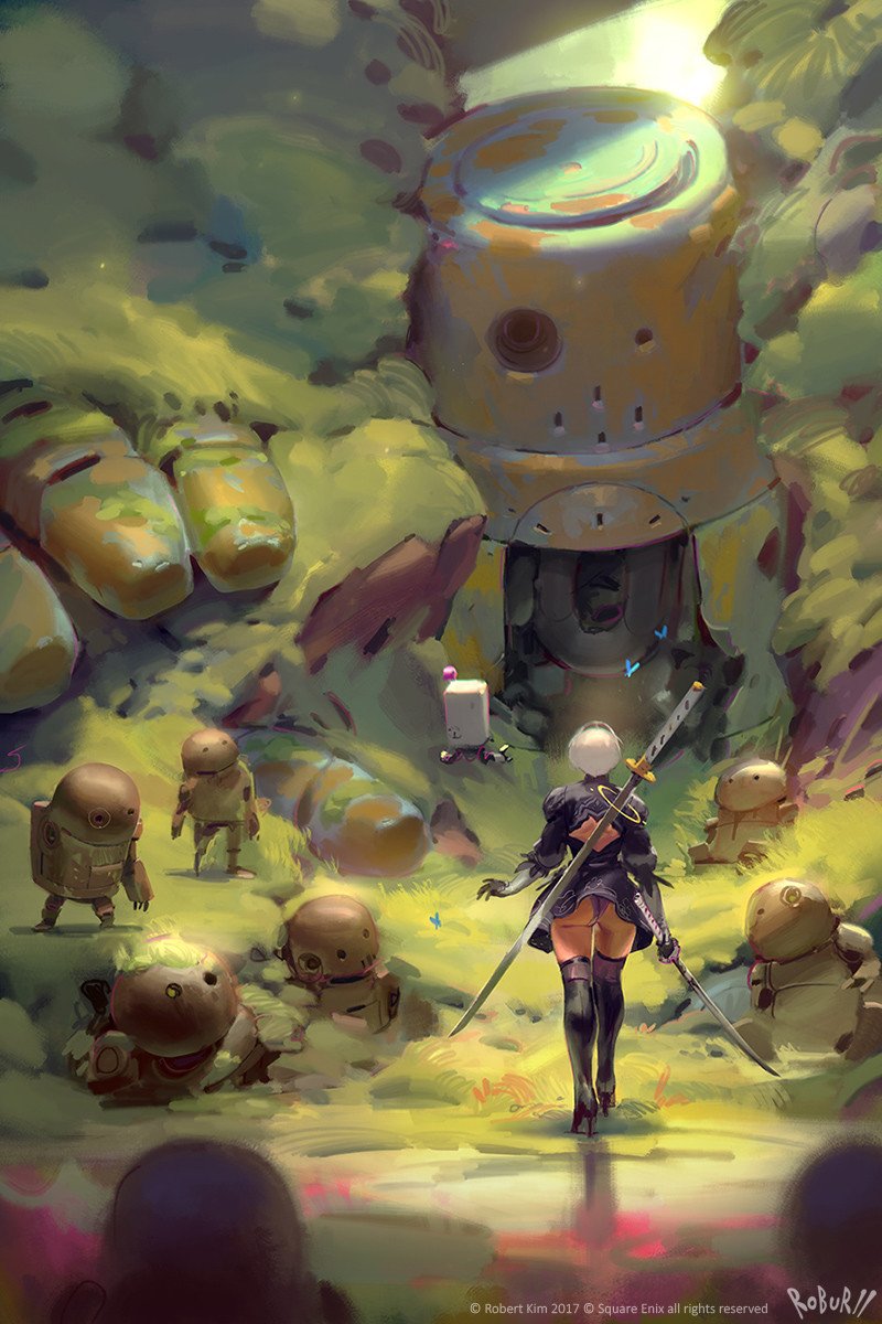 SkillsUpSchool's tweet photo. A colored and bright world of robots from Robert Kim.

#SkillsUpSchool #RobertKim #conceptart #cg #artwork #art #illustration #concept #2d https://t.co/ZFyOe4JfWq
