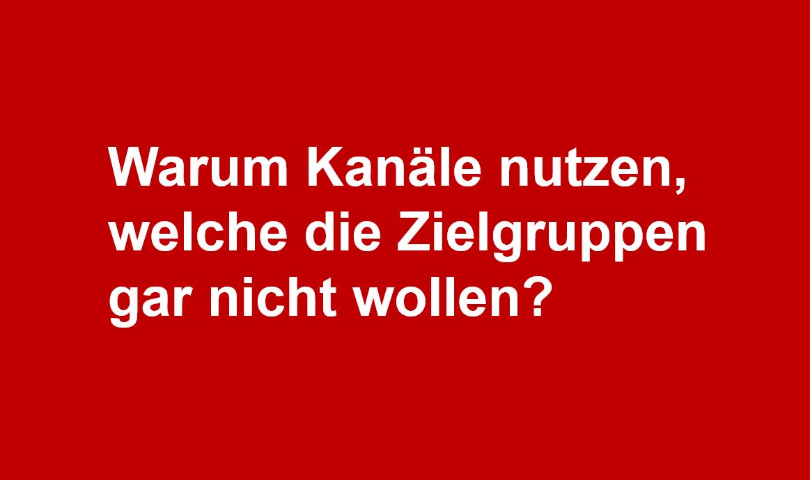 Integriert und Strategisch - Auswahlkriterien für die richtigen Social-Media-Kanäle. bit.ly/2vryqEB