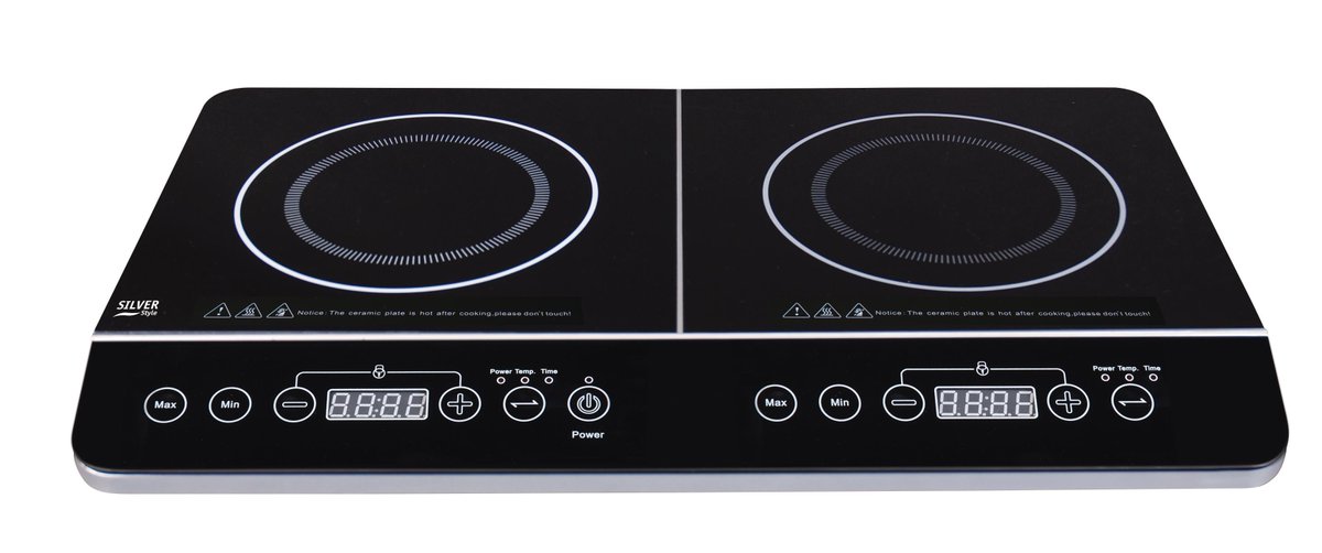 SILVER STYLE - Table de cuisson induction 2 feux 3500w - 001182
A 89€20
Plus d'infos» 
nouveauxmarchands.com/silver-style-t…