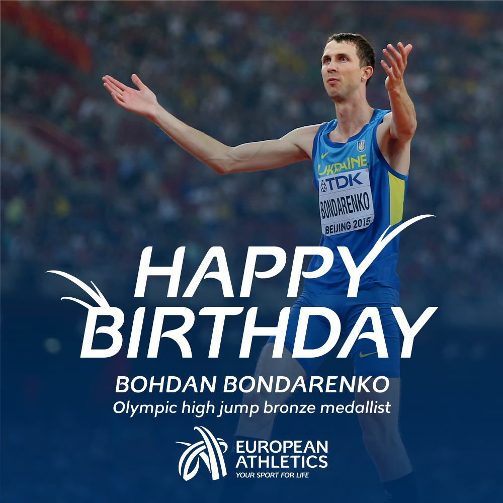 Happy birthday to Olympic high jump bronze medallist and former European and world champion Bohdan Bondarenko! 