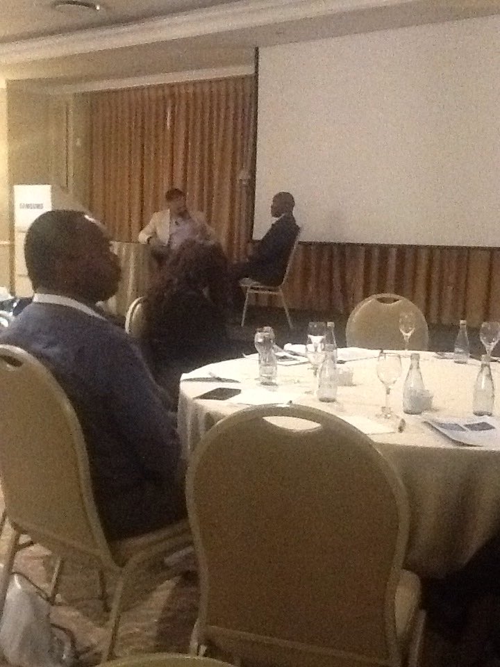 ITWeb_Events's tweet photo. It is now time for an engaging dialogue with @flysaa's David Motlafi on digital transformation #ITWebEM2017 https://t.co/9KcUGIImpW