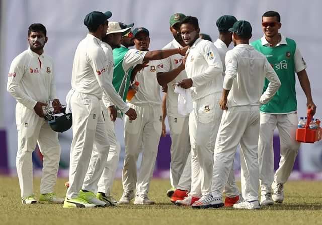 Viktree11's tweet photo. The history has created.Bangladesh registered first ever test win Vs aus play Fantasy Cricket @Viktree11 get 10% cash back #Test Cricket https://t.co/u4Iif2eSgk