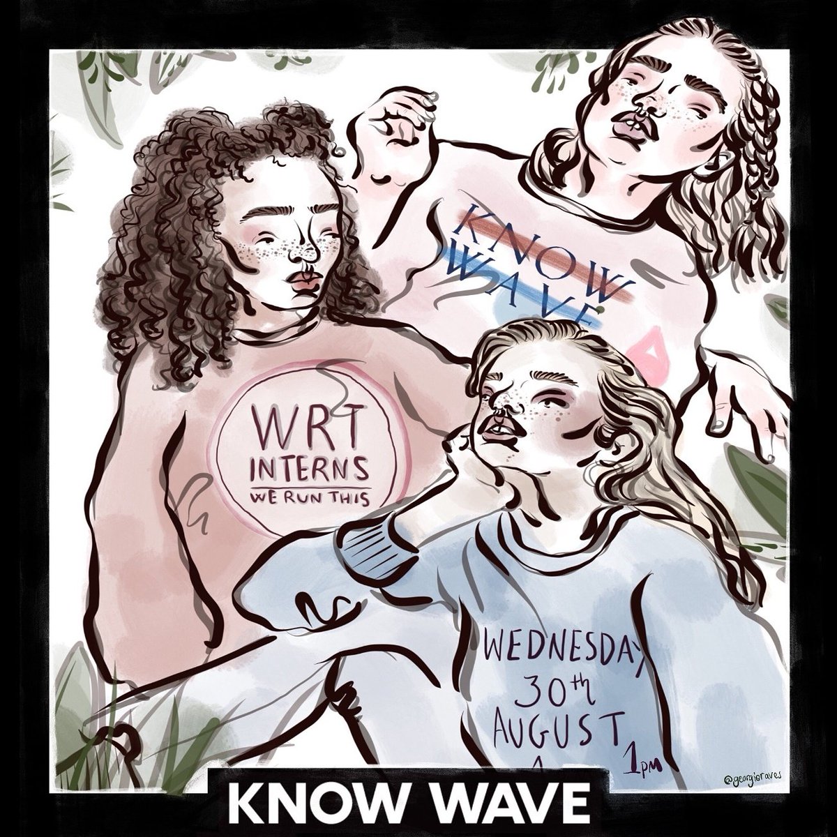 wrtinterns's tweet photo. Calling all creatives! Today WRT hits know wave's radio &amp; we have invited a few friends @thepoopculture and Louise Baybrooke too! 1pm B Der! https://t.co/sZsslPCBS6