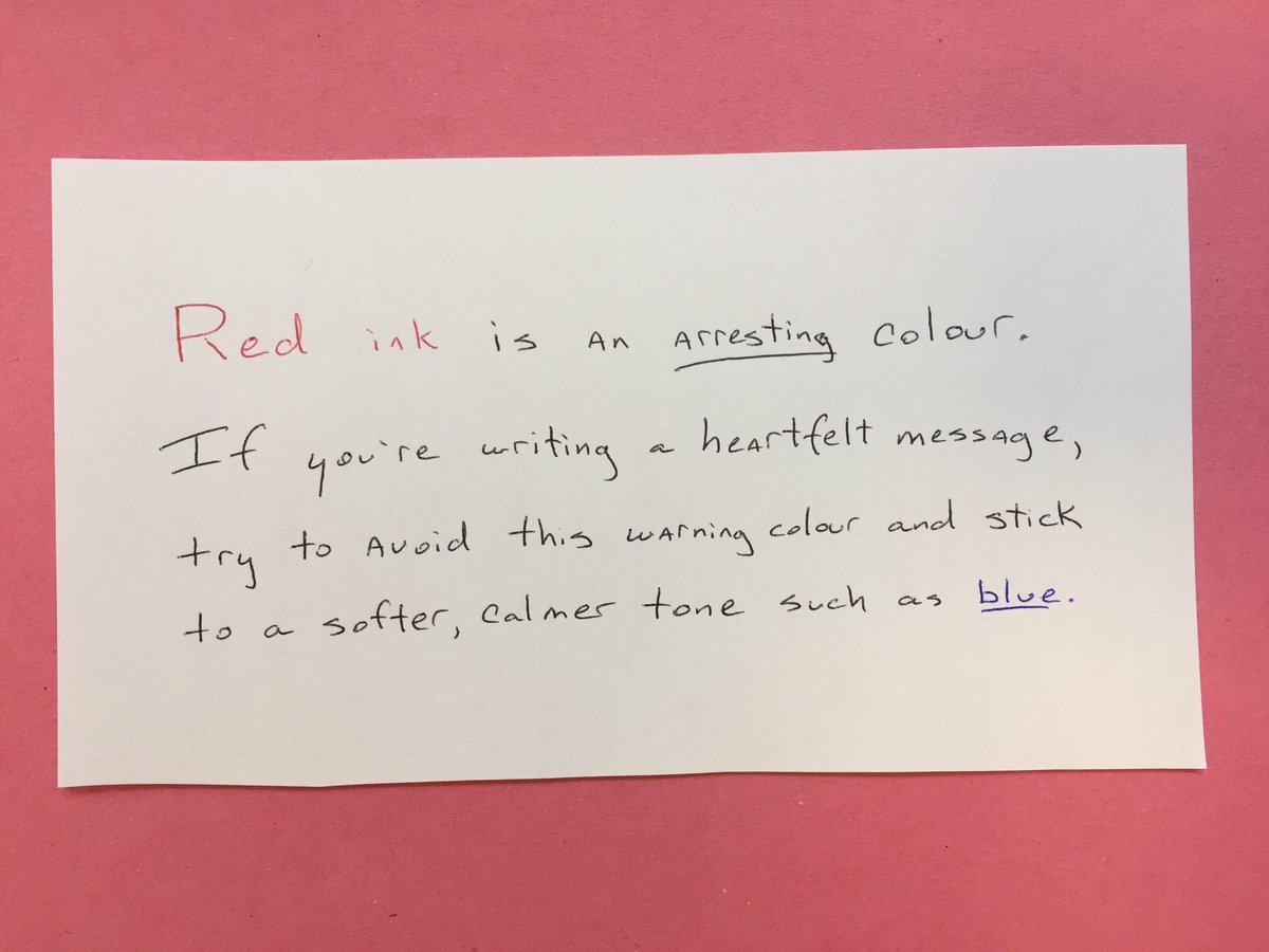 MoonpigUK's tweet image. Did you know...? #handwritingtips