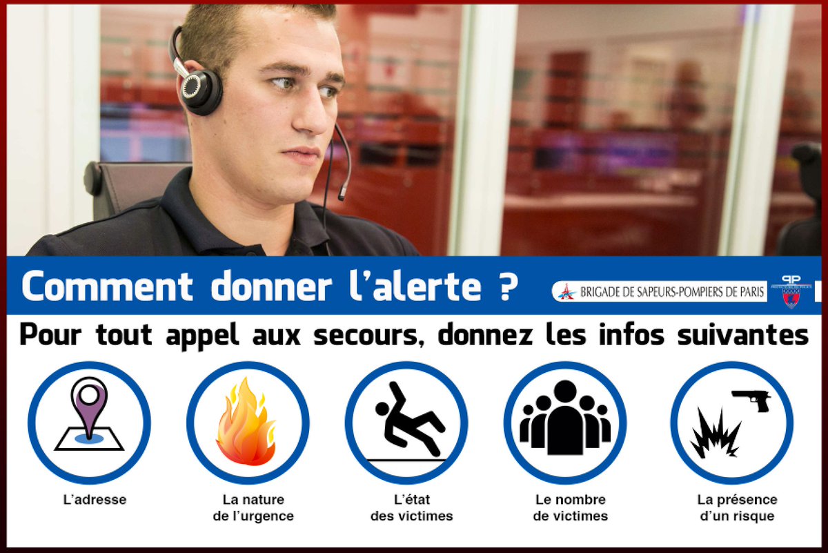 Vous appelez les secours ? Voici ce que vous devez dire pour une intervention plus rapide et plus efficace. #Gestesquisauvent
