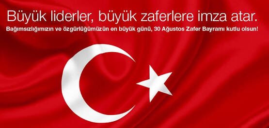 Büyük liderler, büyük zaferlere imza atarlar #30AgustosZaferBayramiKutluOlsun