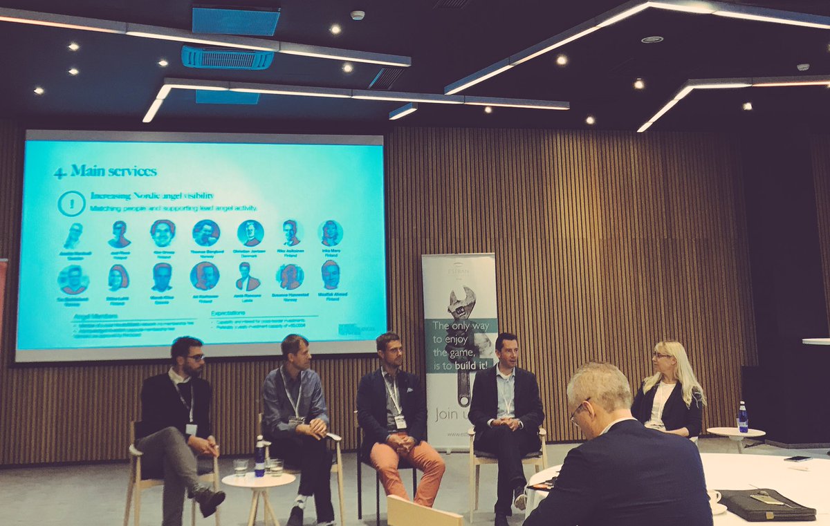 Nordic &amp; Baltic angels take the floor @ <a href="/EstBAN_org/">EstBAN</a> organized camp #syndicat #networking