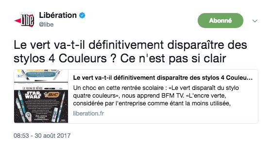 TaniaKessaouti's tweet photo. CE SUSPENSE EST INSOUTENABLE.
#JeSuisStyloVert https://t.co/dZwHBKpdu6