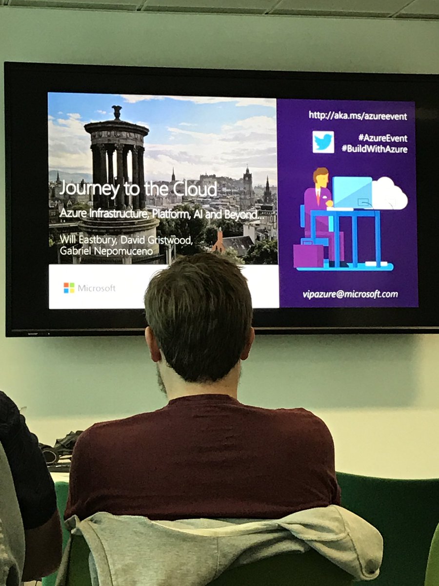 IainFielding's tweet image. At the Azure infrastructure, platform, AI and beyond #AzureEvent in Edinburgh today #alwayslearning ☁️👍🏼 not found any stickers yet through.