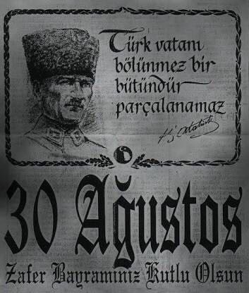 Kurtuluş Savaşı'nı bu güzel zaferle taçlandıran Ulu Önder Mustafa Kemal Atatürk'ü ve silah arkadaşlarını saygı ve özlemle anıyoruz.