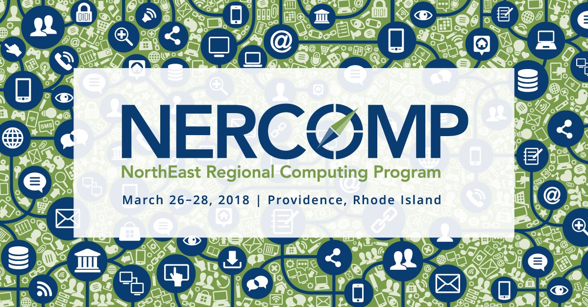 educause's tweet photo. CFP is open for #NERCOMP2018. Share ideas w/ your peers and help transform the #HigherEd student experience: https://t.co/AyEiUAx2Lm https://t.co/Icn0FkjaPQ