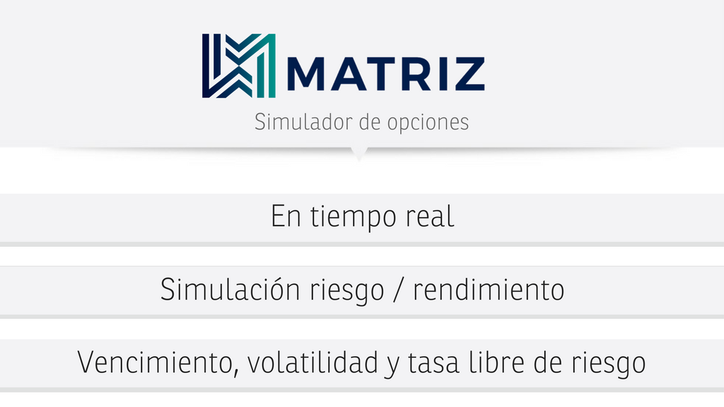 primarytrading's tweet photo. #MatrizDMA
Simulador de opciones: vencimiento, volatilidad y tasa
#DMA #RealTime #MarketData https://t.co/A0xuLR2icm
