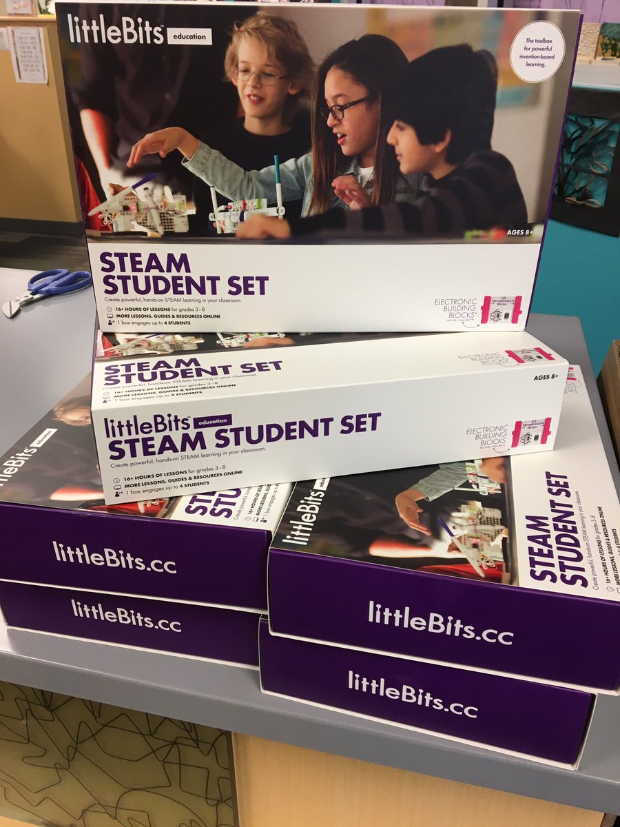 MsRosie_library's tweet image. Robotics grant at work. Excited to share with Ss. #danielislandrotary @littleBits #kidengineering #makerspace @psesteamcoach @jenna_b_wells