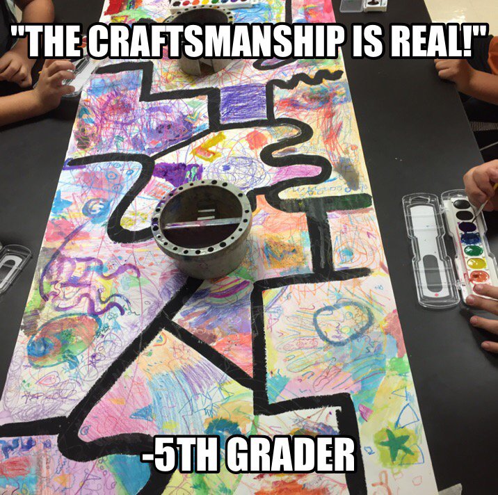 MkeaKea's tweet photo. "The craftsmanship is real!" -5th grade  https://t.co/bPVvmpfjhp https://t.co/sXnQo7JLUi