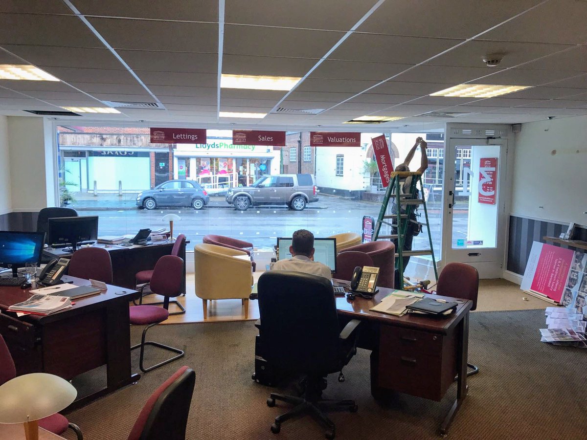 WilliamsHarlow's tweet photo. Getting ready for our new look, but it's still business as usual at Banstead https://t.co/m74X5feG4N