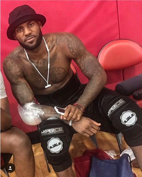 ElivateFit's tweet photo. LeBron, Kelly Slater &amp; Tom Brady Give a Shout Out to #Hyperice

https://t.co/XcsJRYoFbE https://t.co/e5WueBOc8r