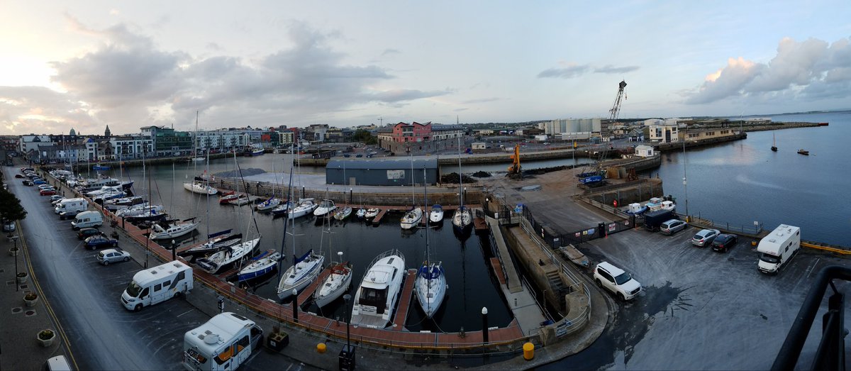 jacksfilms's tweet photo. Galway, Ireland at morning, evening, and night https://t.co/XqMsiLWIb0