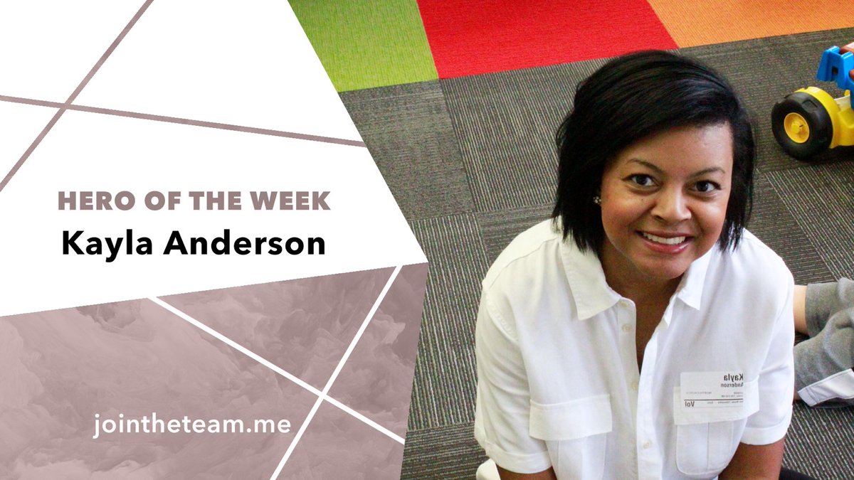 northKIDS's tweet photo. Our #HeroOfTheWeek is Kayla Anderson. She serves #northKIDS by teaching our Littles & doing a lot of behind the scenes admin work. #hero https://t.co/s7SXdjgddG