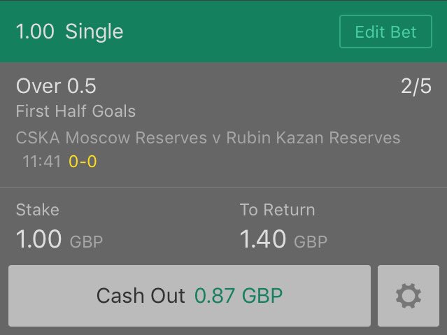OnePoundPunt's tweet photo. 🔸£1 Weekly In Play Roller Challenge🔸
Bet 1.
£1 Returns £1.40 @ 2/5.
#inplayroller
#livebet
#CSKAMocow https://t.co/lqA1PeMcrY