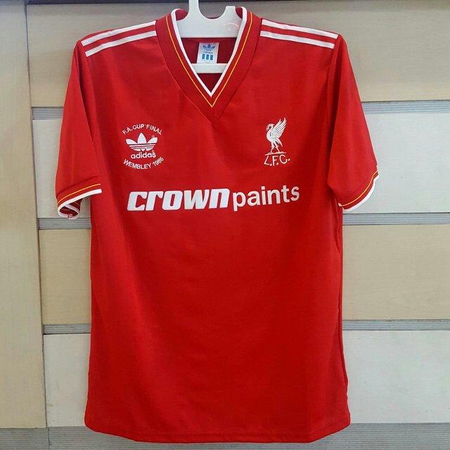 Redsphassion's tweet photo. @BeritaLFC #RetroLFC #Retroliverpool Home 86 Final Wembley (Crownpaints) 165K Grade AAA | WA 085740054154 https://t.co/fY7vFi0BRv