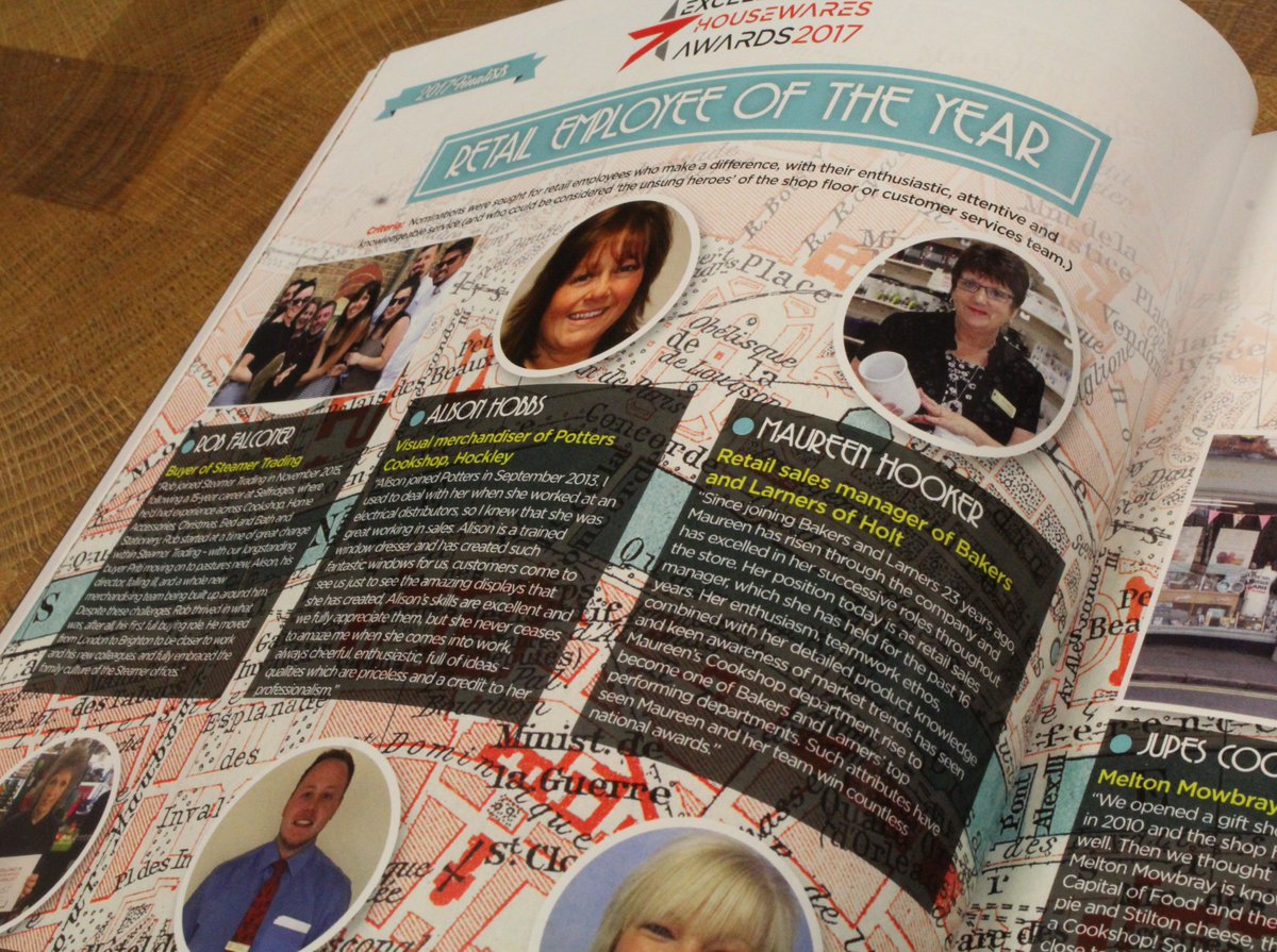 bakersofholt's tweet photo. We're certainly in great company amongst our fellow Excellence in Housewares Awards 2017 finalists, in the latest issue of @Prog_Housewares! https://t.co/XuVnWEHetO