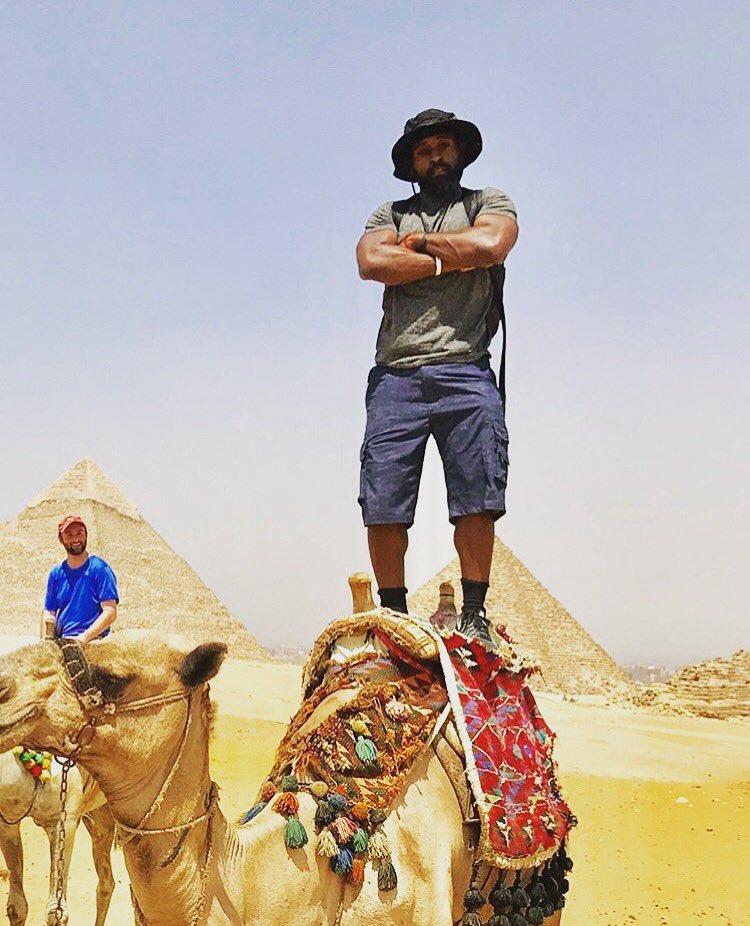 blackguystravel's tweet photo. Happy hump day! In Egypt with @dutchblackfoot #blackguystravel https://t.co/JOsE6o1QzZ