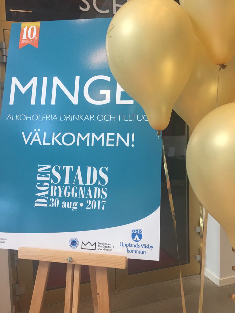 upplandsvasby's tweet photo. Strax dags för mingel! #stadsbyggnadsdagen #sta17 https://t.co/eo8te79tfU
