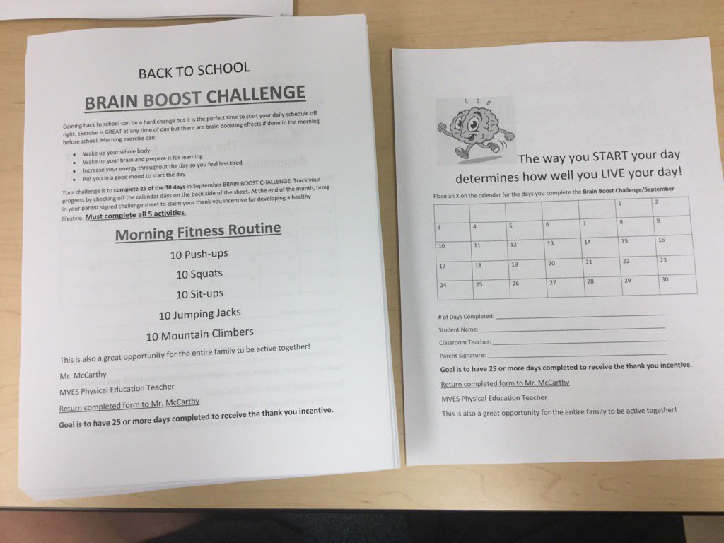 JoeMcCarthy09's tweet photo. Excited to pass these out tonight during open house. Goal is to prepare the mind &amp; body before school starts #PhysEd https://t.co/iBt4PBz4w7