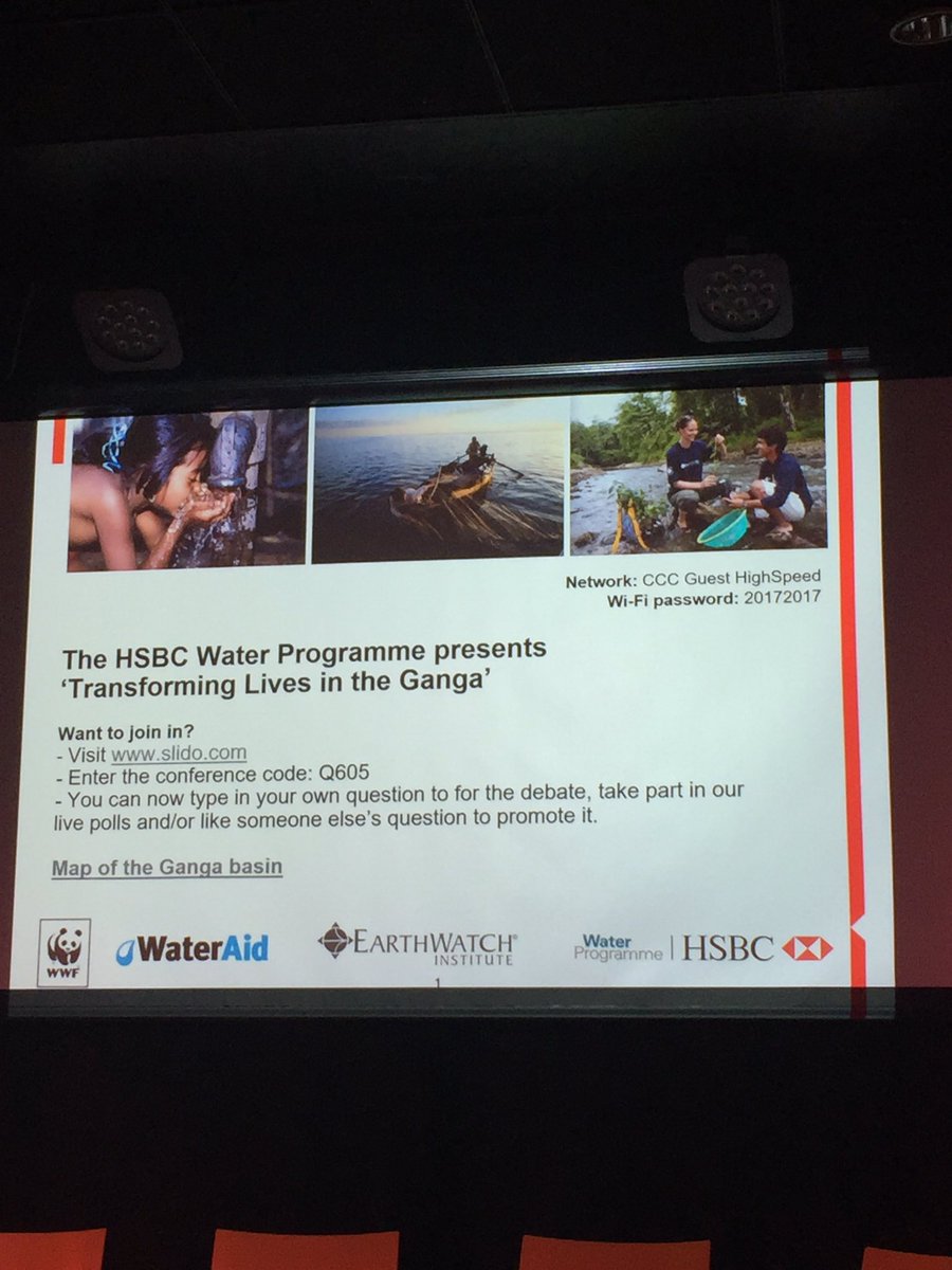 JDBerthault's tweet photo. #HSBCWaterProgramme présent à #Stockholm #Worldwaterweek2017 👍 Engagement pour lutter contre pollution du Gange #India https://t.co/mNO1di2uO6