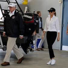 To be fair and balanced in all this talk of <a href="/FLOTUS/">First Lady Melania Trump</a> heels. When she landed in houston, she was wearing sneakers. Very appropriate footwear.