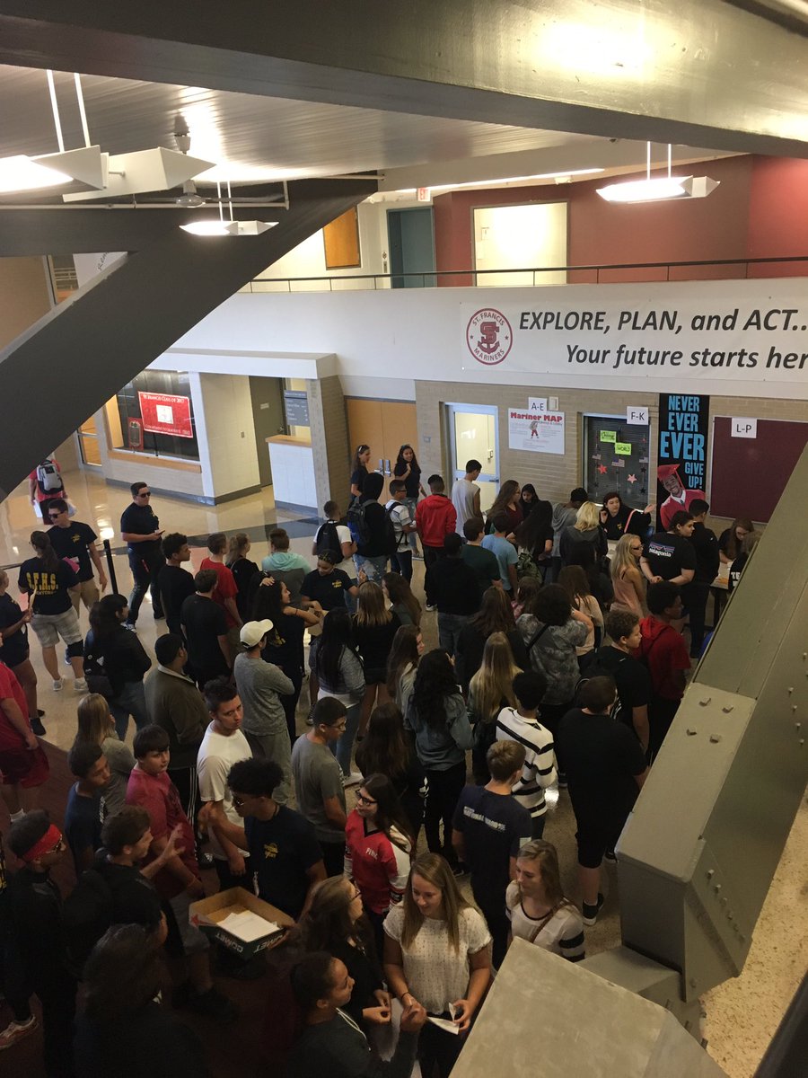 SFHS_Principal's tweet photo. Welcome to St. Francis High School class of 2021! https://t.co/usrQxMxpeL
