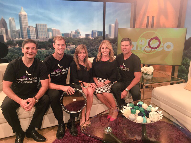 wwsatl's tweet photo. Check out our fabulous #WWSATL co-chairs, Caroline &amp; Kimberly with Sole Men, Mike Gomez, Mike Rosetti &amp; Mason Gepp on the Atl&amp;Co set https://t.co/ZIwilecITw