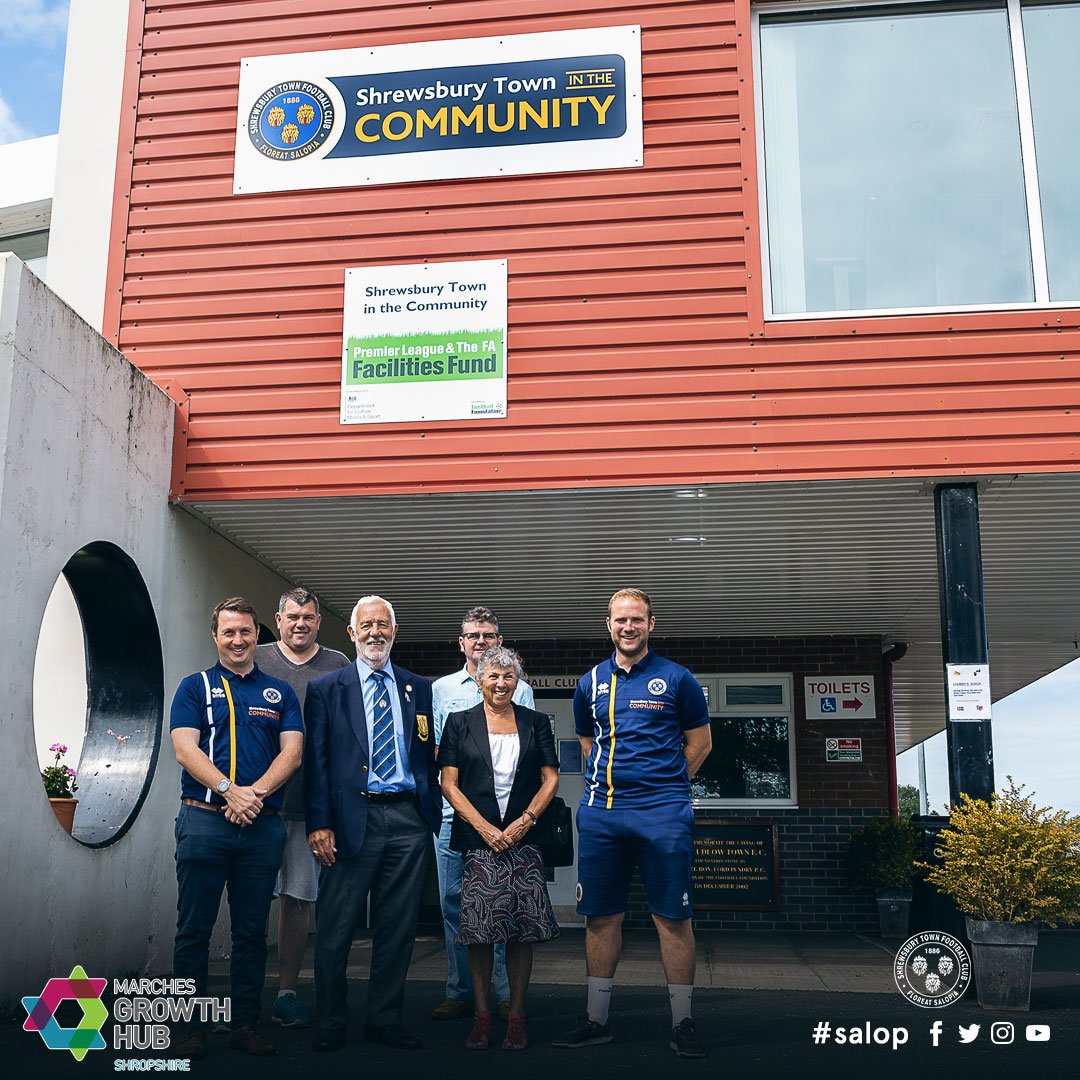 shrewsburytown's tweet photo. COMMUNITY: @STFC_ITC officially unveiled their state-of-the-art football hub in Ludlow last Sunday #salop

> https://t.co/F3zrpwO4Rs https://t.co/KpGHzWQdEO