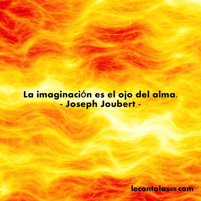 lecantolas40's tweet photo. "La #imaginación es el ojo del alma".  Joseph Joubert https://t.co/M9rbybrBn6