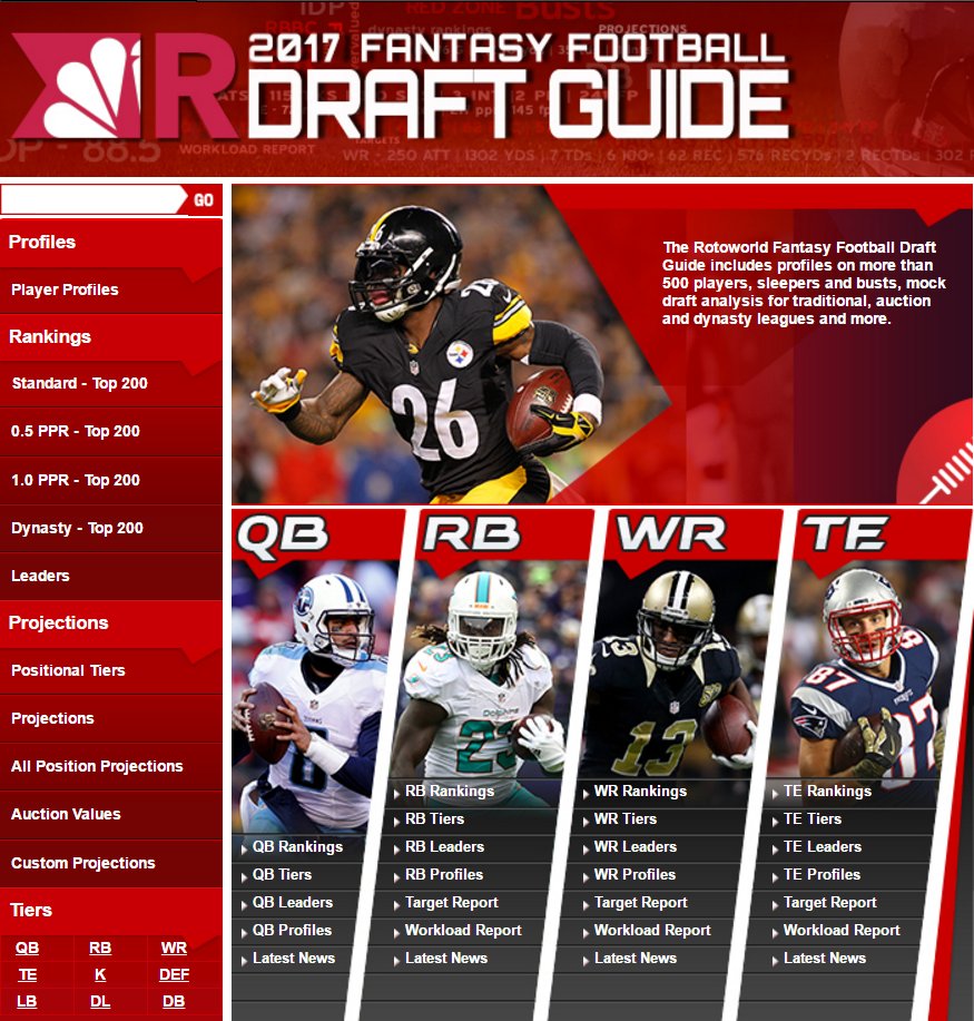 RETWEET to win FREE access to our #FantasyFootball Draft Guide! bit.ly/2vJBA1P

1 winner. Contest ends 8/31, 12pm ET #sweepstakes