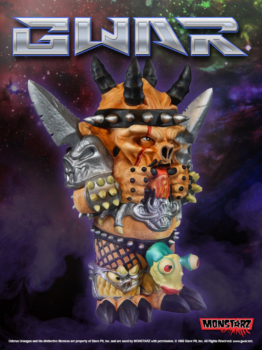 AmokTimeToys's tweet photo. Hark to the hideous majesty of your MASTERS, rulers of Earth, the MIGHTY GWAR!!!" Order here: https://t.co/tTOLdwhSLr https://t.co/8EDQw0O7HQ