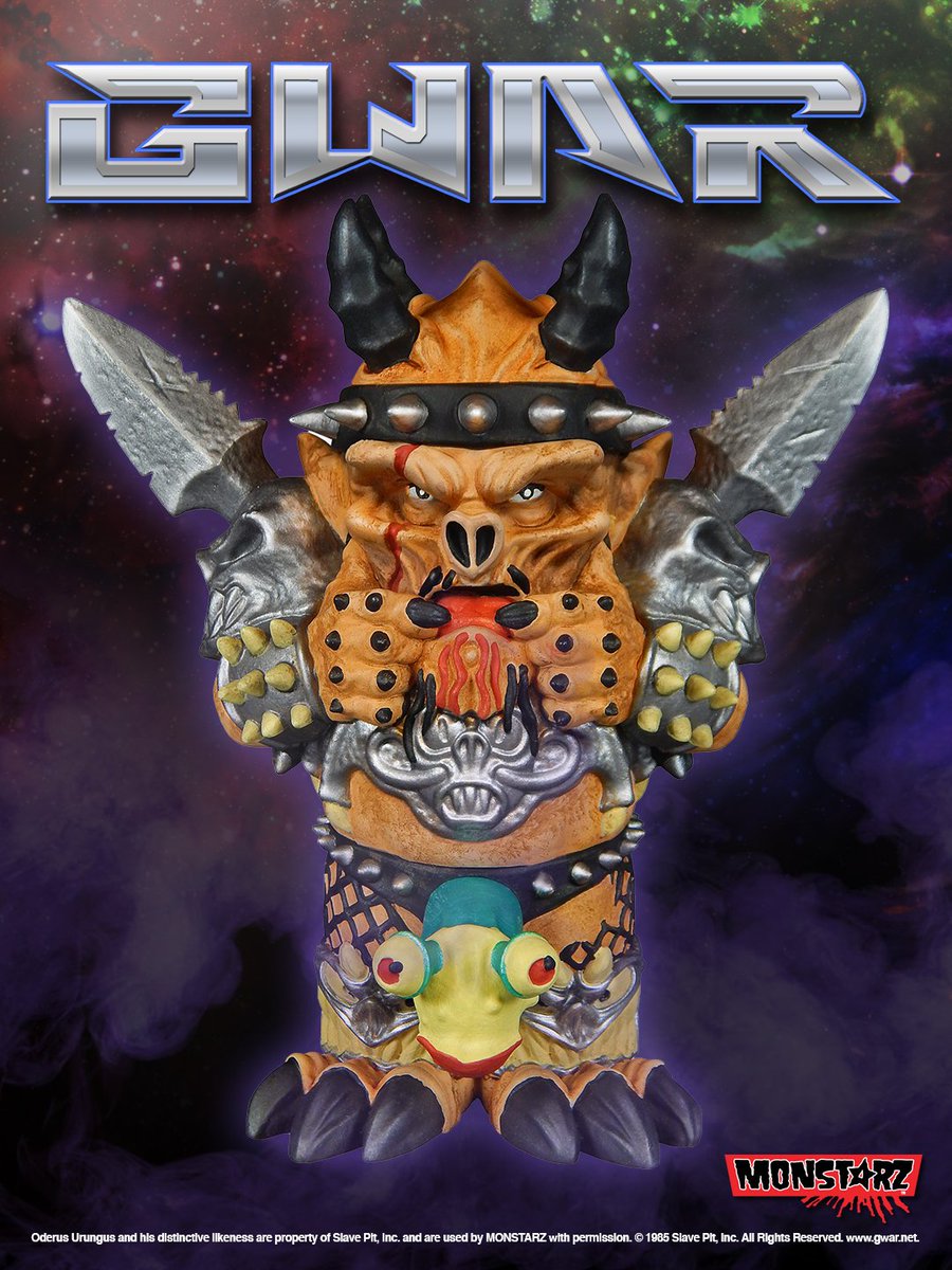 AmokTimeToys's tweet photo. Hark to the hideous majesty of your MASTERS, rulers of Earth, the MIGHTY GWAR!!!" Order here: https://t.co/tTOLdwhSLr https://t.co/8EDQw0O7HQ