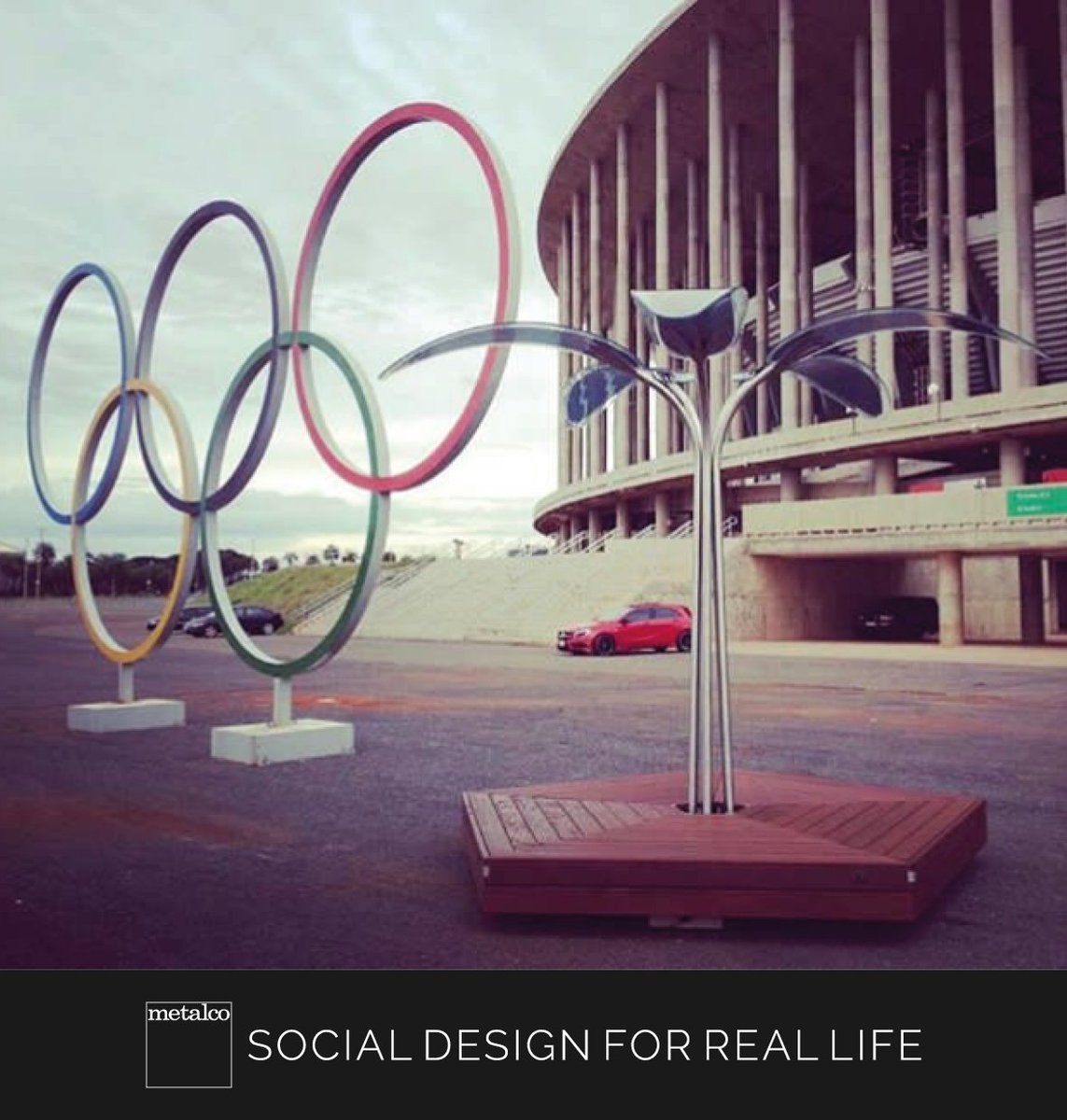 #Metalco #OPTree has become olympic! Thanks @metalcobr for sharing this amazing pic of the Estádio Nacional Mané Garrincha.
