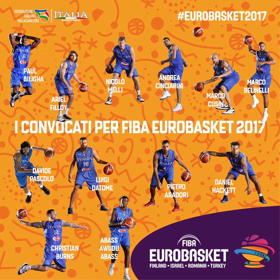 Domani inizia #EuroBasket2017, forza azzurri! #AttimoVincente #pallacanestro