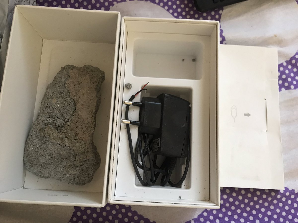venkat5182's tweet photo. @narendramodi, sir Bought item for Rs.17,000 from @Gadgets360 and I received stone in the box. Order id:OCF517EE1CF87A2D5A. No response. https://t.co/W9ZsnMC21p