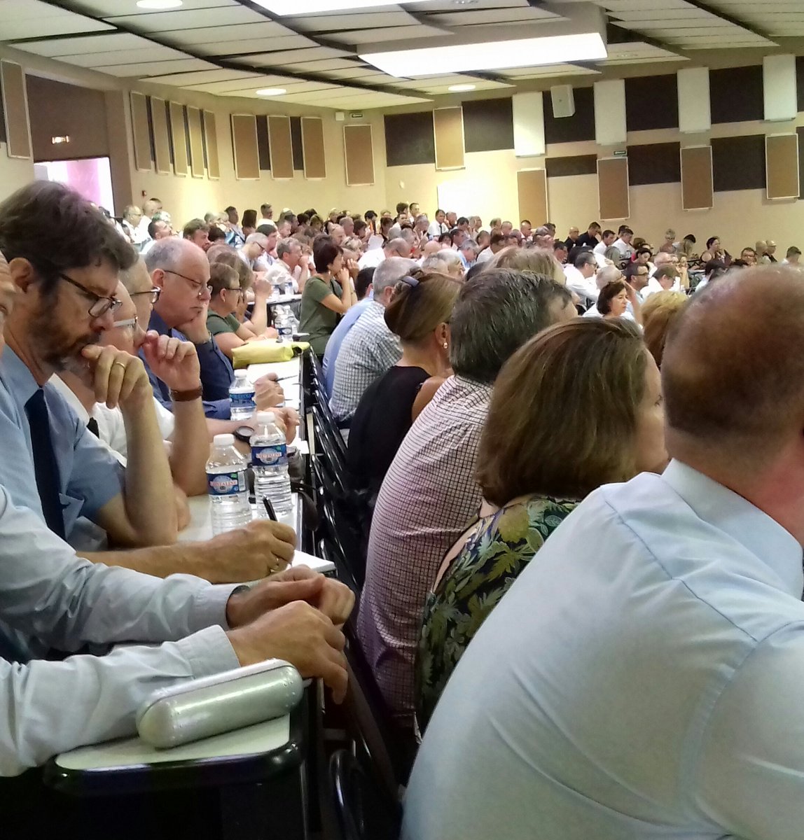 acmontpellier's tweet photo. A. Le Pellec Muller, recteur de l'@acmontpellier accueille les personnels d'encadrement et souhaite la bienvenue aux nouveaux personnels. https://t.co/WNj43XNTz5