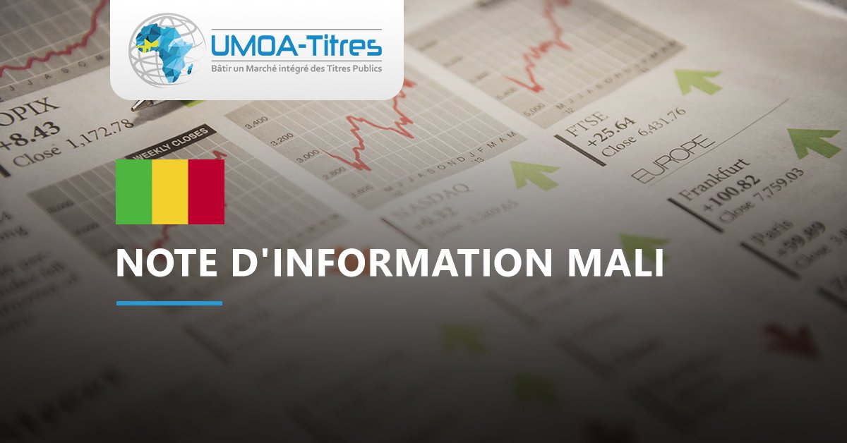 umoatitres's tweet photo. Vous souhaitez investir au #Mali? Tout ce qu’il faut savoir dans cette note d'information. https://t.co/9Jn7Zowsea #UEMOA #NoteInformation https://t.co/DyN86BS4CJ