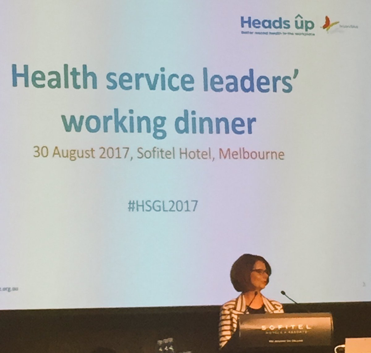 Seb_Belfrage's tweet photo. Hope to see JG leading the drive for change towards a more positive hospital workplace culture. #HSGL2017 @beyondblue https://t.co/FFw3qYqcXv