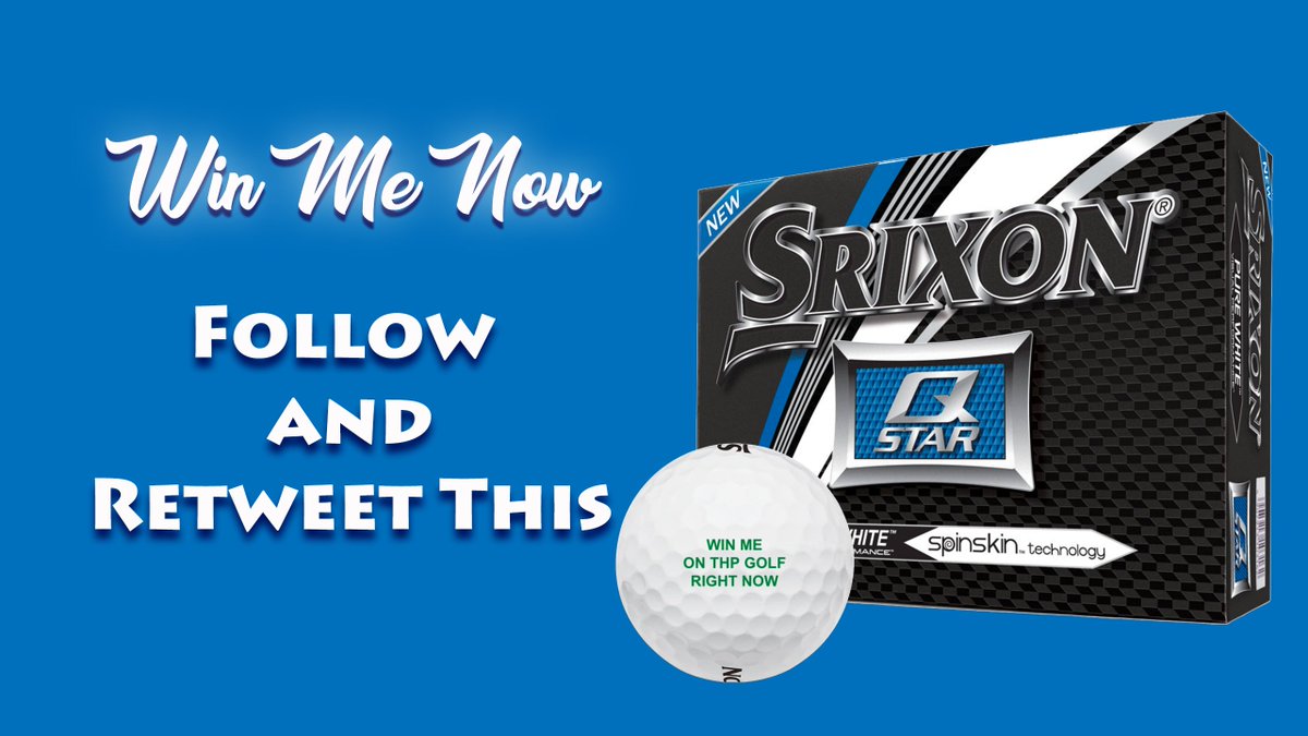 THPGolf's tweet photo. CONTEST! Win Personalized Srixon Q-Star golf balls? THP is giving some away. Just follow @THPGolf &amp; @SrixonGolf and RT this. https://t.co/m4Ds2wokmA