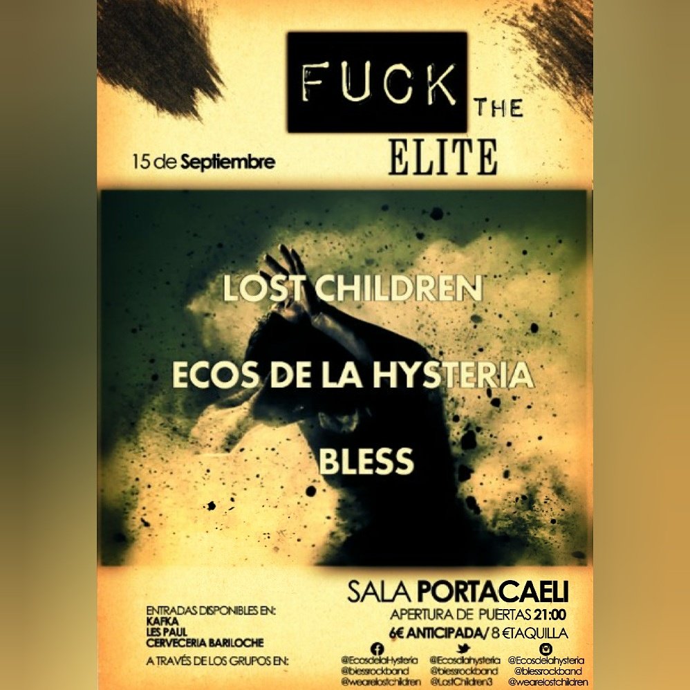 Ecosdlahysteria's tweet photo. Puntos de venta para "FUCK THE ELITE".
Pucela, vamos a REVENTARLO!!! https://t.co/eX9rtflCI2