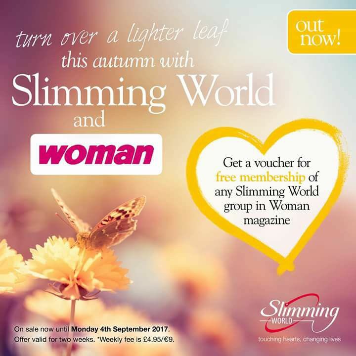 SaraWild10's tweet photo. Free joining offer @SlimmingWorld in this weeks @WomanMagazine #harvingtonvillageschool 7.30pm every Thursday https://t.co/j2lrMygjRx