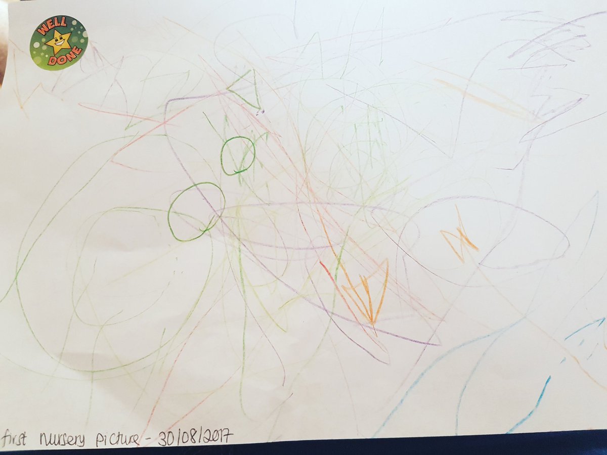 Sarahs first day at nursery today, her first picture, she loves it <a href="/ste_westhead/">ste westhead</a>