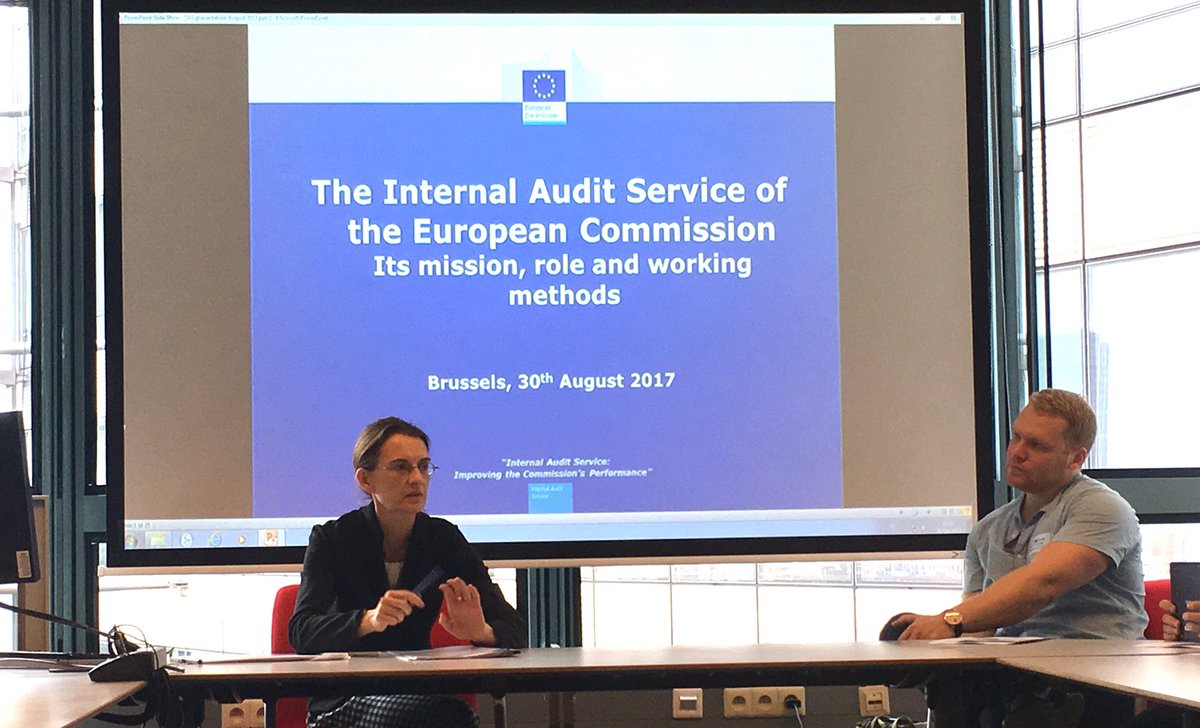 ericbjorklund3's tweet photo. #sdu #eusummerschool students are visiting the #internalauditservice @EuroCommission very interesting. https://t.co/FLl0jWSbuW