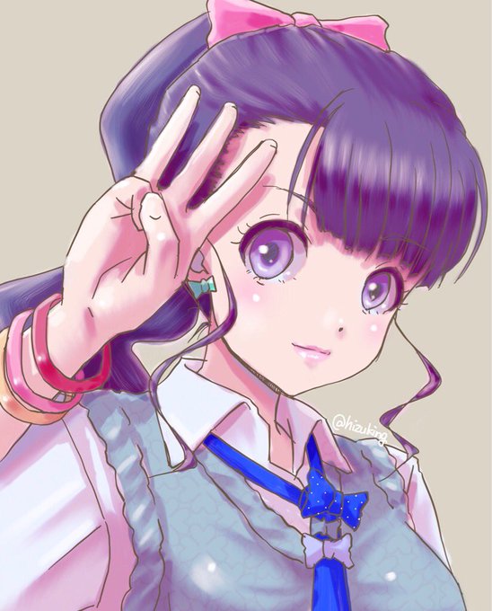 緋月らいつさんがTwitterに投稿した九条ウメ(ゾンビランドサガ)のイラスト。