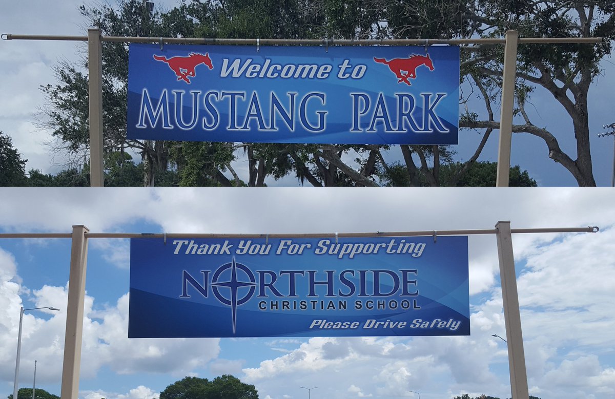 Tampa_Bay_Signs's tweet photo. Dibond Sign - 3'x10' Printed full color on 3M vinyl with gloss laminate and applied to 3mm material.
#dibondsigns #northsidechristianschool https://t.co/h6kKnhvBy8